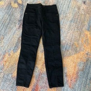 Prana Black Skinny legs Pull on jeans Size 6